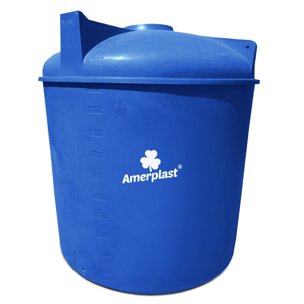Estanque Vertical 5.500 Lt EVS-5500 Cónico Para Superfície Amerplast